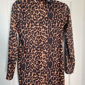 Pretty Little Thing Cheetah Bodycon Dress